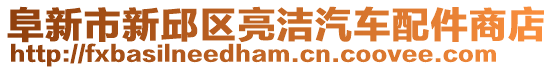 阜新市新邱區(qū)亮潔汽車配件商店