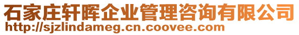 石家莊軒暉企業(yè)管理咨詢有限公司