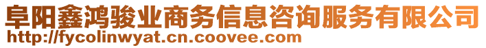 阜陽鑫鴻駿業(yè)商務(wù)信息咨詢服務(wù)有限公司