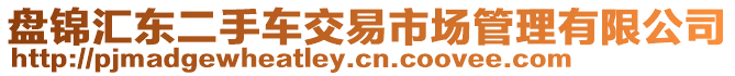 盤錦匯東二手車交易市場管理有限公司