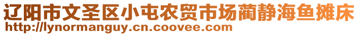 遼陽(yáng)市文圣區(qū)小屯農(nóng)貿(mào)市場(chǎng)藺靜海魚(yú)攤床