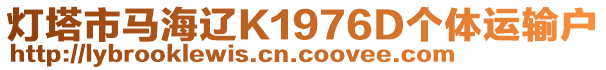 燈塔市馬海遼K1976D個體運輸戶