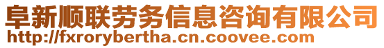 阜新順聯(lián)勞務信息咨詢有限公司