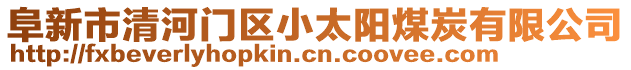 阜新市清河門區(qū)小太陽煤炭有限公司