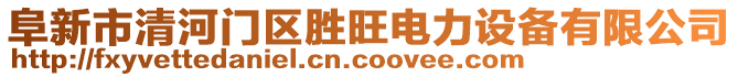 阜新市清河門(mén)區(qū)勝旺電力設(shè)備有限公司