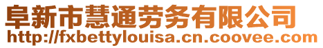 阜新市慧通勞務(wù)有限公司