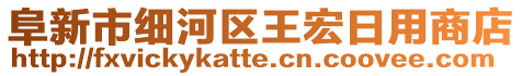 阜新市細河區(qū)王宏日用商店