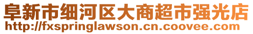 阜新市細(xì)河區(qū)大商超市強(qiáng)光店