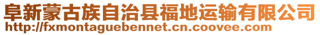 阜新蒙古族自治縣福地運輸有限公司