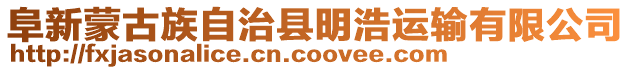 阜新蒙古族自治縣明浩運輸有限公司