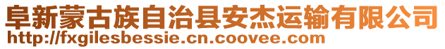 阜新蒙古族自治縣安杰運輸有限公司