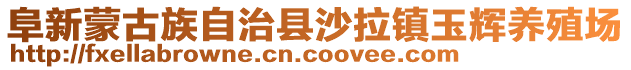 阜新蒙古族自治縣沙拉鎮(zhèn)玉輝養(yǎng)殖場(chǎng)
