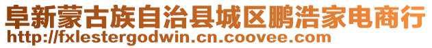 阜新蒙古族自治縣城區鵬浩家電商行