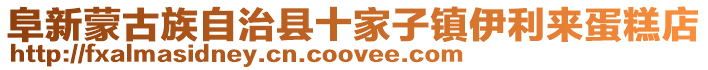阜新蒙古族自治縣十家子鎮伊利來蛋糕店