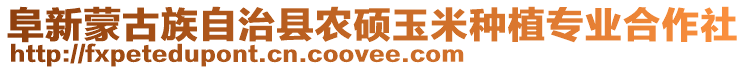 阜新蒙古族自治縣農碩玉米種植專業合作社