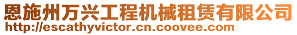 恩施州萬興工程機械租賃有限公司