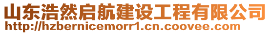 山東浩然啟航建設工程有限公司