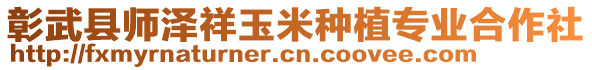 彰武縣師澤祥玉米種植專業(yè)合作社