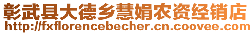 彰武縣大德鄉(xiāng)慧娟農(nóng)資經(jīng)銷(xiāo)店