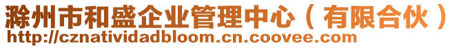 滁州市和盛企業(yè)管理中心(有限合伙)