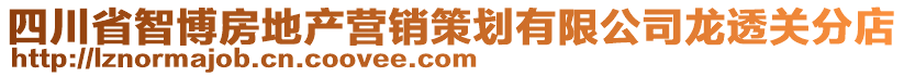 四川省智博房地產營銷策劃有限公司龍透關分店