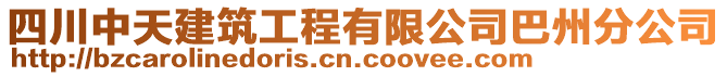 四川中天建筑工程有限公司巴州分公司