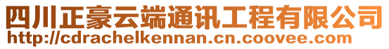 四川正豪云端通訊工程有限公司