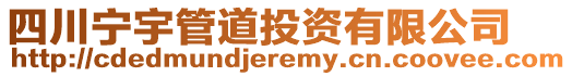 四川寧宇管道投資有限公司