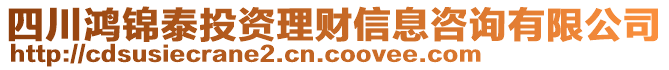 四川鴻錦泰投資理財信息咨詢有限公司