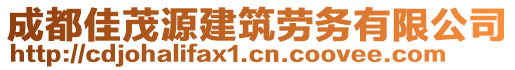 成都佳茂源建筑勞務(wù)有限公司