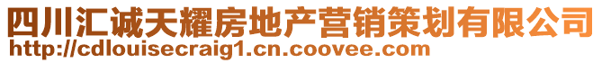 四川匯誠天耀房地產(chǎn)營銷策劃有限公司