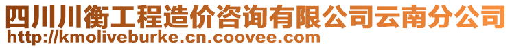 四川川衡工程造價咨詢有限公司云南分公司