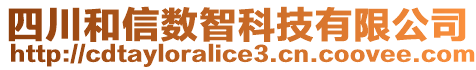 四川和信數(shù)智科技有限公司