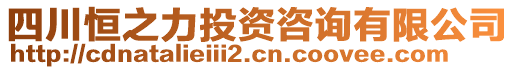 四川恒之力投資咨詢有限公司