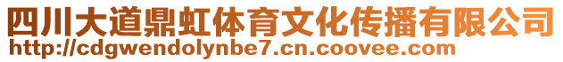 四川大道鼎虹體育文化傳播有限公司