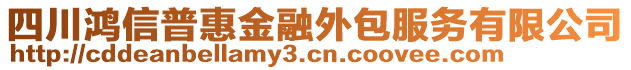 四川鴻信普惠金融外包服務(wù)有限公司