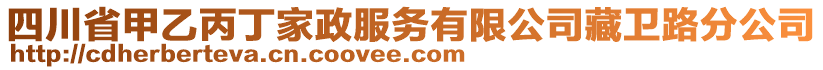 四川省甲乙丙丁家政服務(wù)有限公司藏衛(wèi)路分公司