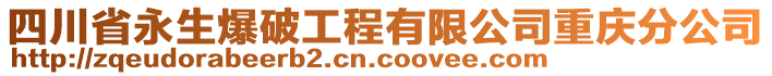 四川省永生爆破工程有限公司重庆分公司