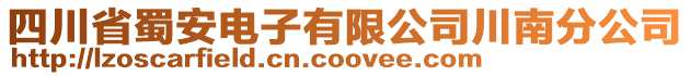 四川省蜀安电子有限公司川南分公司