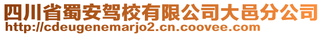 四川省蜀安駕校有限公司大邑分公司