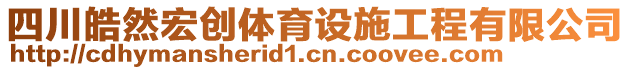 四川皓然宏創(chuàng)體育設(shè)施工程有限公司