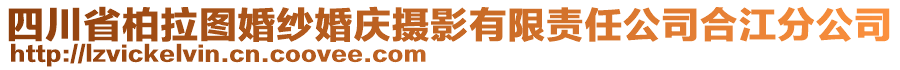 四川省柏拉圖婚紗婚慶攝影有限責(zé)任公司合江分公司