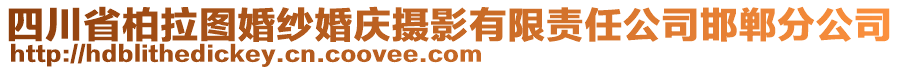 四川省柏拉圖婚紗婚慶攝影有限責(zé)任公司邯鄲分公司