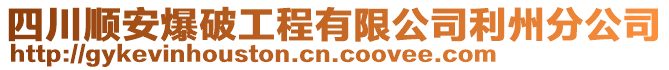 四川順安爆破工程有限公司利州分公司