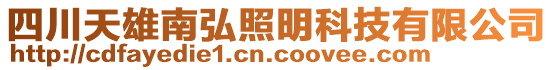 四川天雄南弘照明科技有限公司