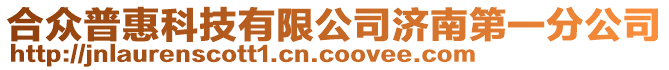 合眾普惠科技有限公司濟南第一分公司