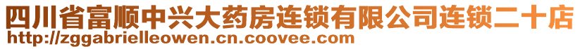 四川省富順中興大藥房連鎖有限公司連鎖二十店