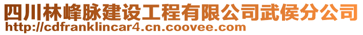 四川林峰脈建設工程有限公司武侯分公司