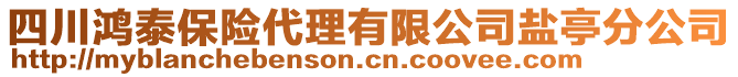 四川鴻泰保險(xiǎn)代理有限公司鹽亭分公司