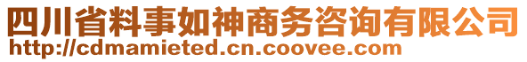 四川省料事如神商務咨詢有限公司
